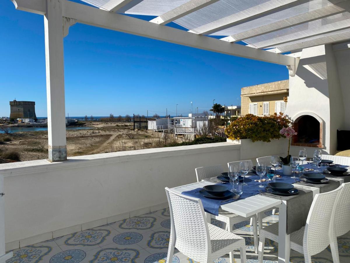 Villa Incanto-Primo Piano- Vista Mare By Cala Salento Porto Cesareo Ngoại thất bức ảnh